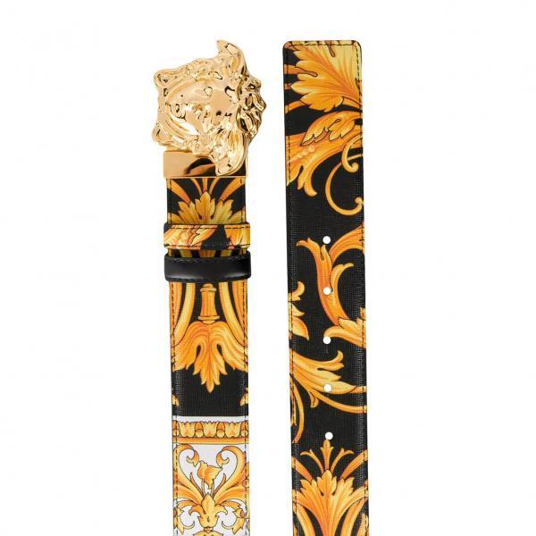 VERSACE BELT featuring Medusa buckle Barocco Femme print available at Lestyle Boutique Melbourne
