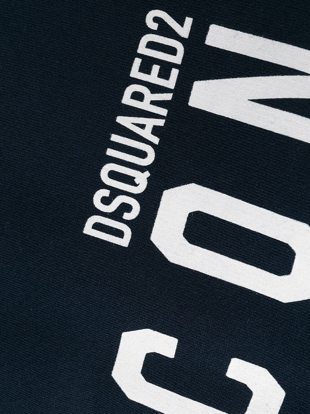 DSQUARED2 ICON LOGO-PRINT TRACK PANTS featuring logo print available at Lestyle Boutique Melbourne