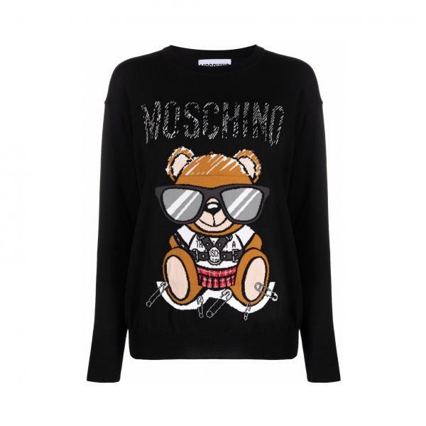 Moschino sweatshirt featuring a teddy bear design, available at Lestyle Boutique Melbourne
