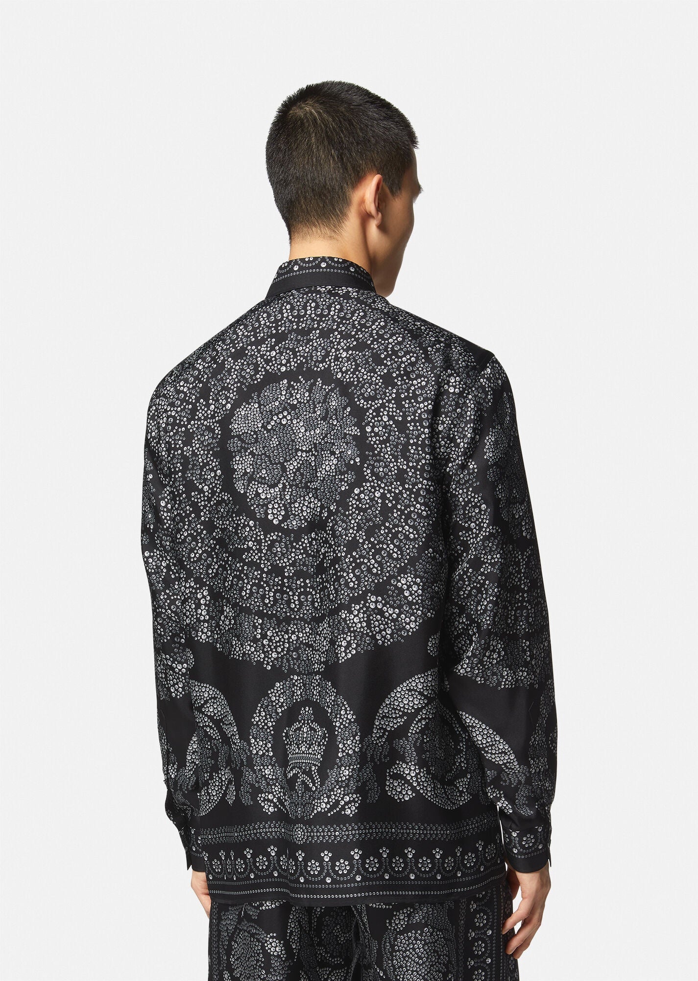 VERSACE SHIRT featuring Barocco Silhouette print available at Lestyle Boutique Melbourne
