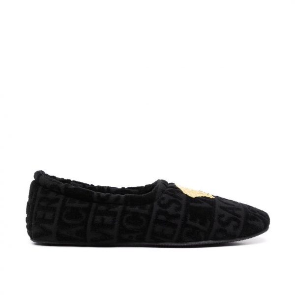 Versace Slippers featuring monogram Medusa motif available at Lestyle Boutique Melbourne