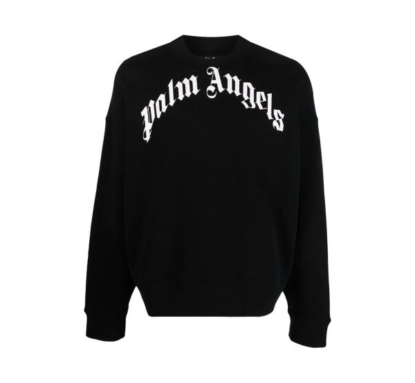 Palm Angels sweatshirt featuring logo print. Available at Lestyle Boutique Melbourne