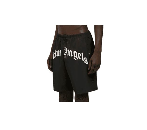 Palm Angels shorts featuring classic logo print, available at Lestyle Boutique Melbourne