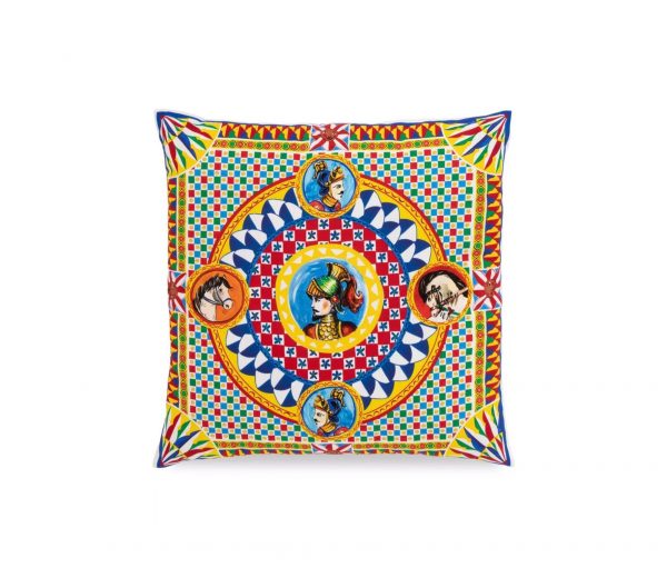 Dolce & Gabbana cushion featuring vibrant print and luxurious design, available at Lestyle Boutique Melbourne