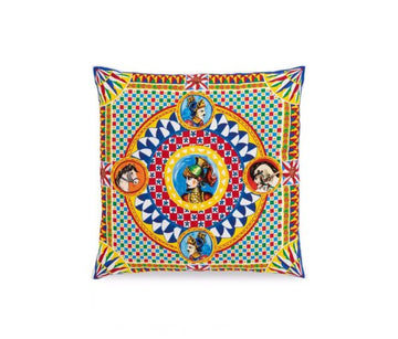 Dolce & Gabbana cushion featuring vibrant print and luxurious design, available at Lestyle Boutique Melbourne
