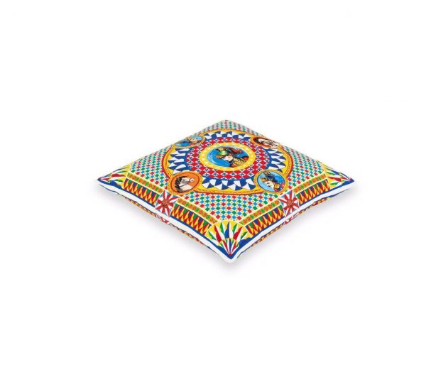 Dolce & Gabbana cushion featuring vibrant print and luxurious design, available at Lestyle Boutique Melbourne