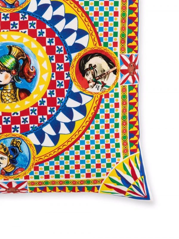 Dolce & Gabbana cushion featuring vibrant print and luxurious design, available at Lestyle Boutique Melbourne