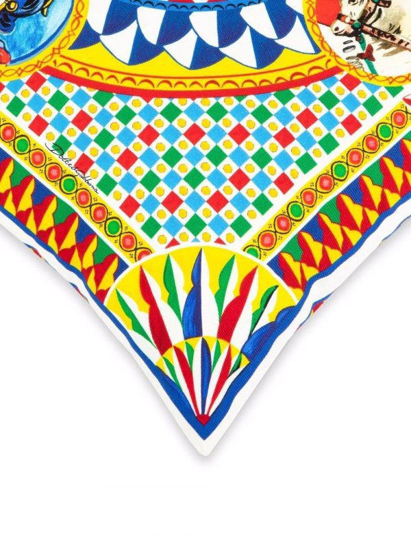 Dolce & Gabbana cushion featuring vibrant print and luxurious design, available at Lestyle Boutique Melbourne