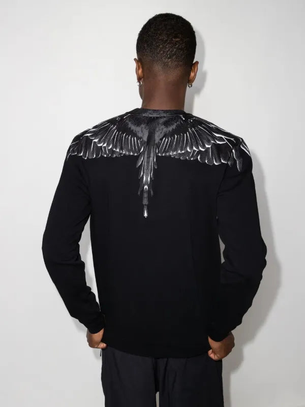 Marcelo Burlon Sweatshirt featuring wing graphic available at Lestyle Boutique Melbourne