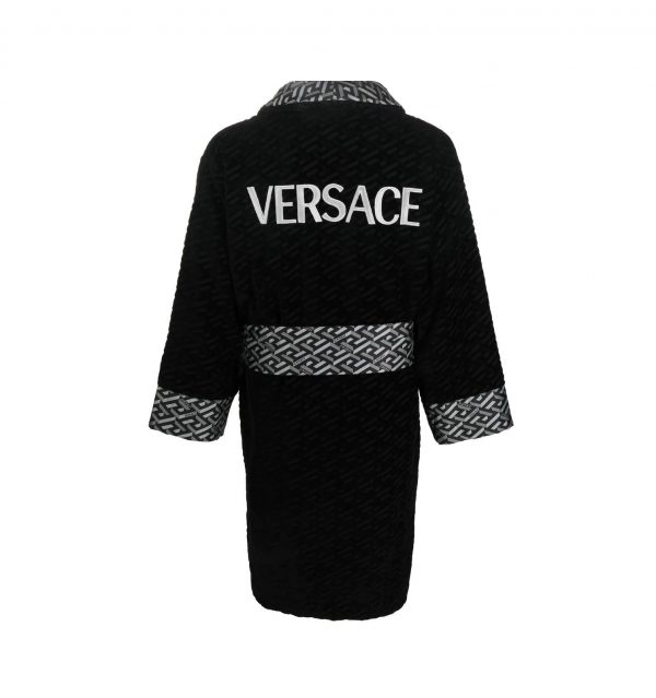 VERSACE BATH ROBE featuring logo-monogram available at Lestyle Boutique Melbourne