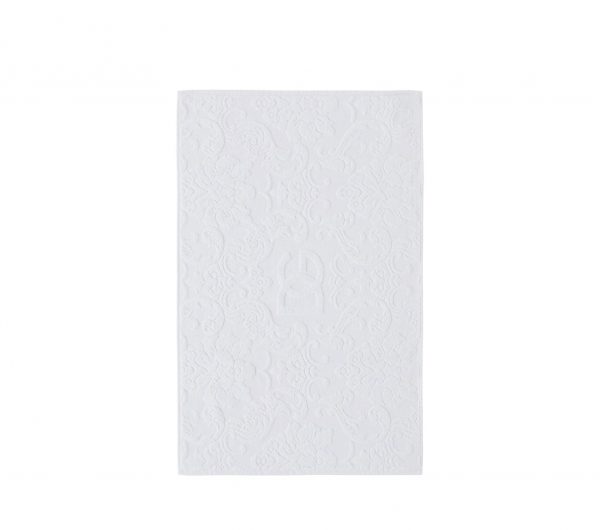Dolce & Gabbana bath mat with jacquard design, crafted from cotton for luxury comfort, available at Lestyle Boutique Melbourne