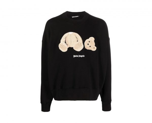 Palm Angels sweatshirt featuring bear print, luxury design available at Lestyle Boutique Melbourne