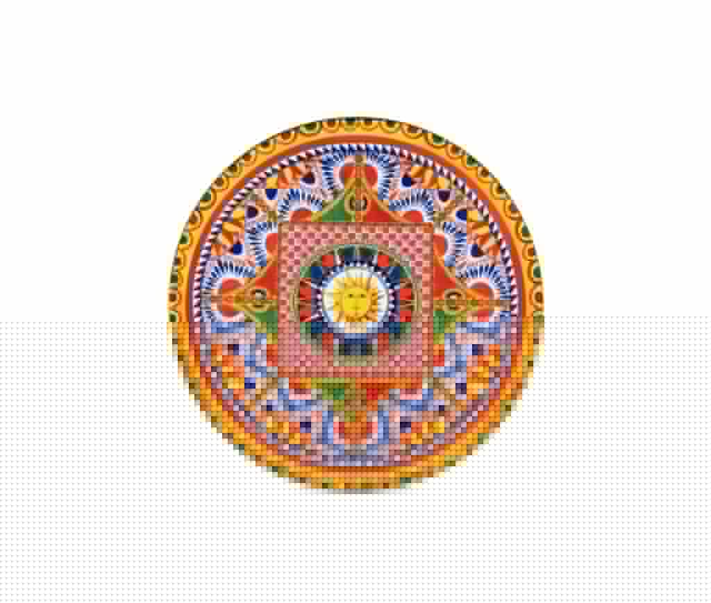 Dolce & Gabbana plate featuring sun-print hand-painted design available at Lestyle Boutique Melbourne