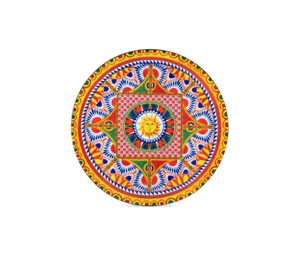 Dolce & Gabbana sun-print charger plate, luxury design available at Lestyle Boutique Melbourne