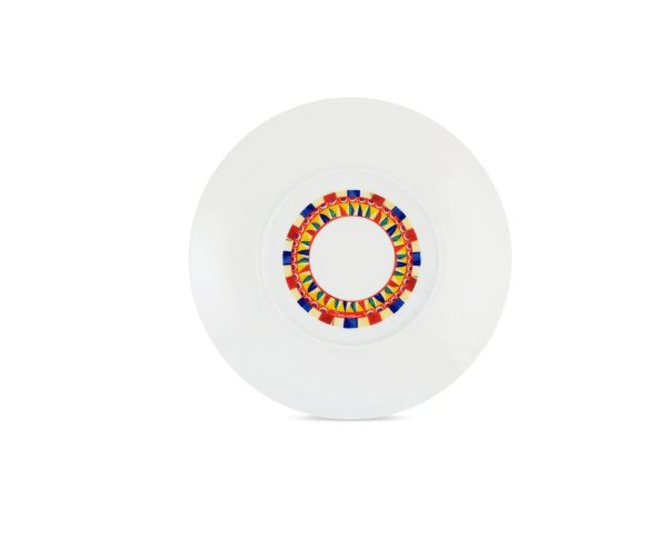 Dolce & Gabbana plate featuring vibrant print and intricate design, available at Lestyle Boutique Melbourne
