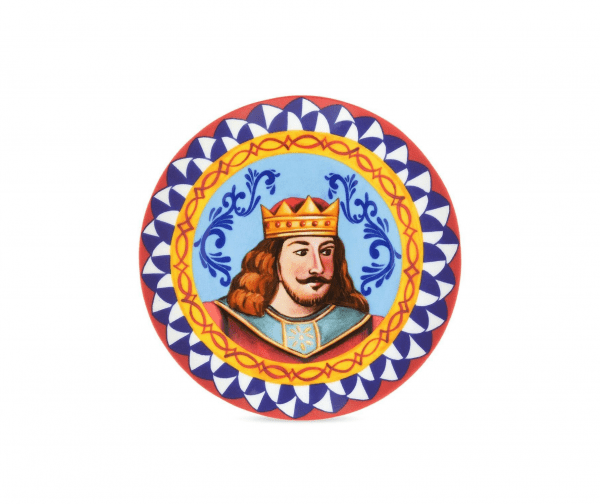 Dolce & Gabbana plate featuring vibrant multicolour design, available at Lestyle Boutique Melbourne