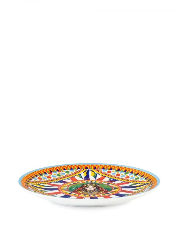 Dolce & Gabbana plate featuring multicolour design. Available at Lestyle Boutique Melbourne