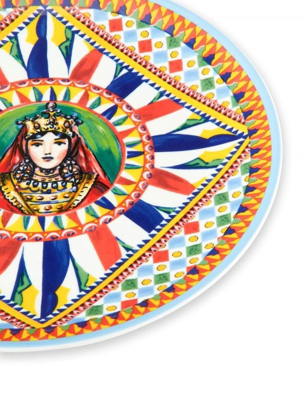 Dolce & Gabbana plate featuring multicolour design. Available at Lestyle Boutique Melbourne