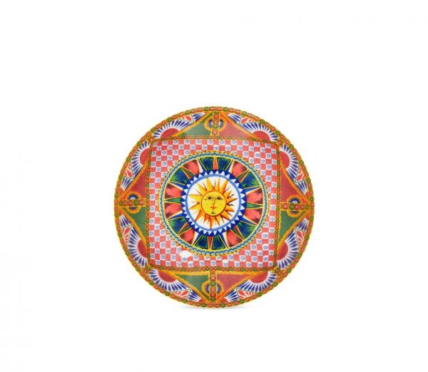 Dolce & Gabbana plate featuring vibrant design and premium porcelain. Available at Lestyle Boutique Melbourne