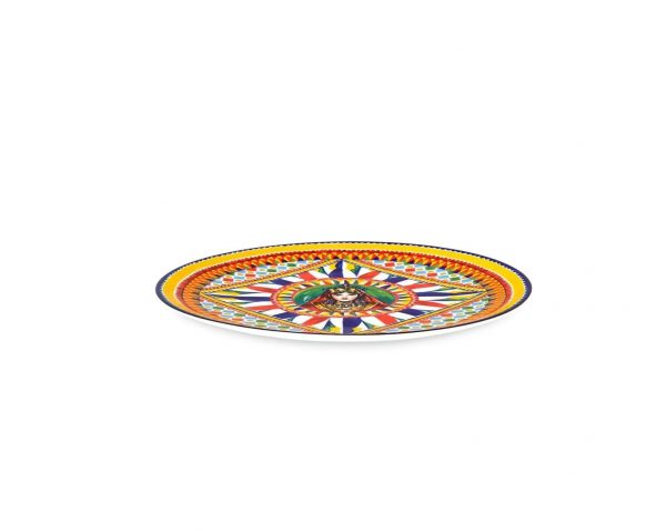 Dolce & Gabbana plate featuring vibrant print and intricate design, available at Lestyle Boutique Melbourne
