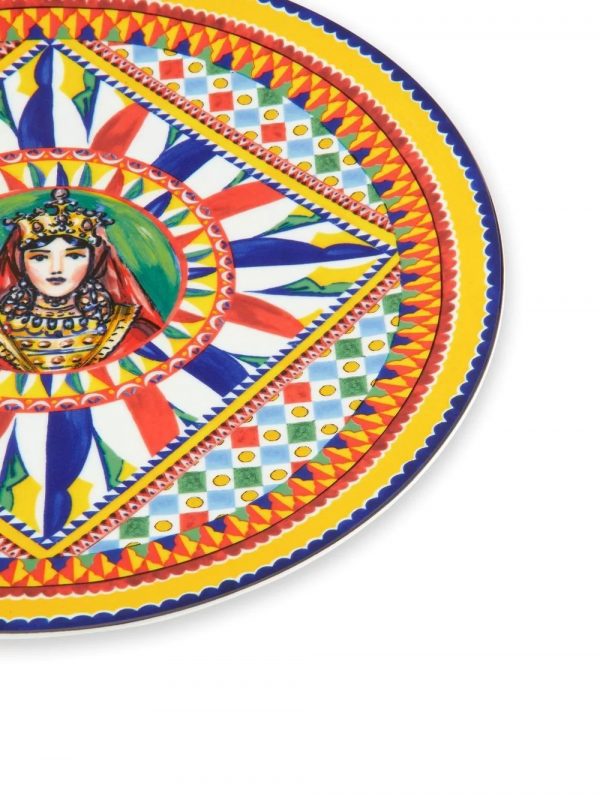 Dolce & Gabbana plate featuring vibrant print and intricate design, available at Lestyle Boutique Melbourne