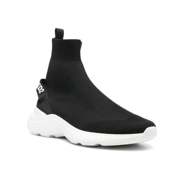DSQUARED2 FLY HIGH-TOP SOCK SNEAKERS featuring slip-on style available at Lestyle Boutique Melbourne