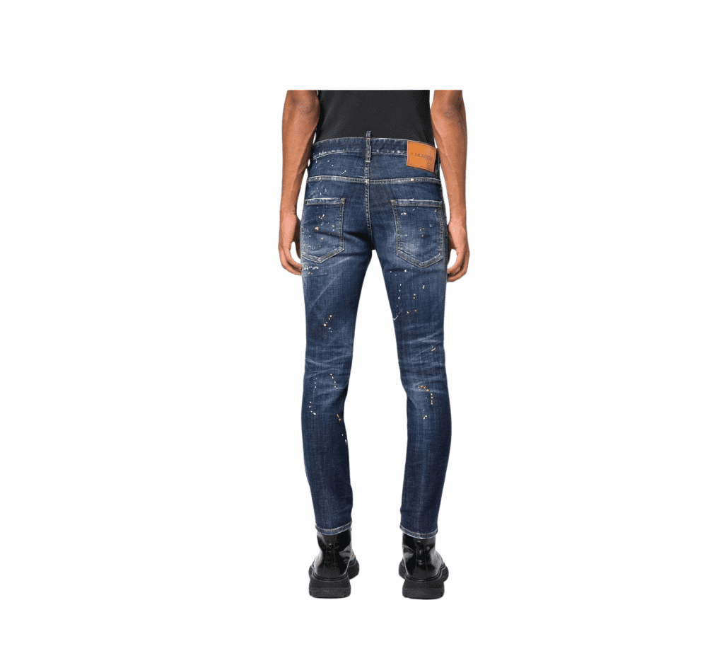DSQUARED2 jeans featuring paint-splatter design available at Lestyle Boutique Melbourne