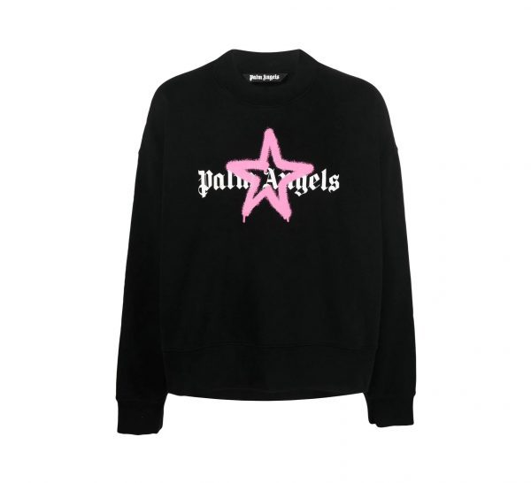 Palm Angels sweatshirt featuring a star print, crafted from premium cotton. Available at Lestyle Boutique Melbourne.