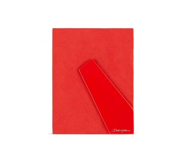 Dolce & Gabbana monogram-print photo frame, bright red and multicolour, available at Lestyle Boutique Melbourne