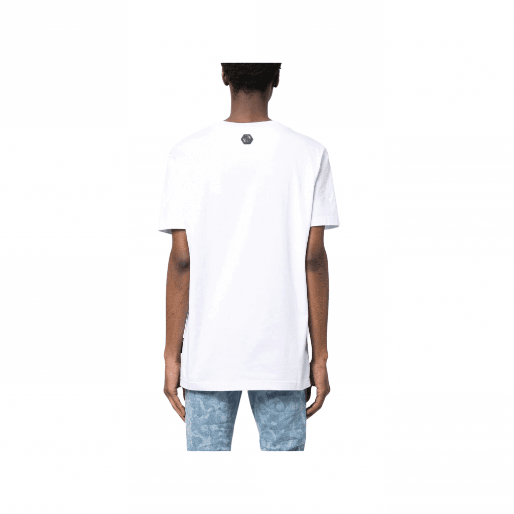 PHILIPP PLEIN BAROQUE SKULL SHORT-SLEEVE T-SHIRT featuring skull print available at Lestyle Boutique Melbourne
