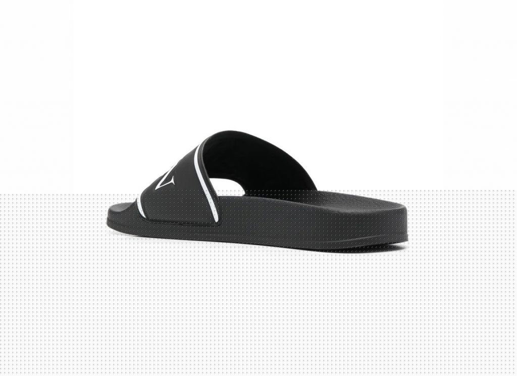 PHILIPP PLEIN SLIDES featuring logo print strap available at Lestyle Boutique Melbourne