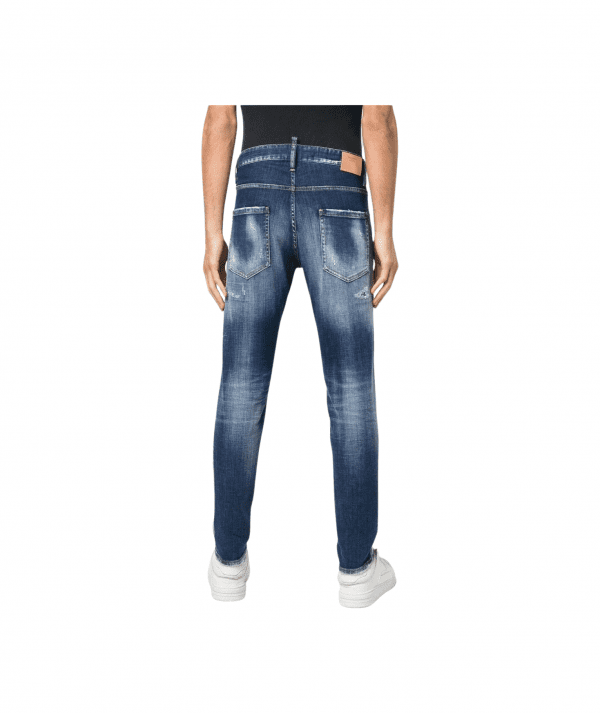 DSQUARED2 jeans with distressed effect, tapered fit, available at Lestyle Boutique Melbourne