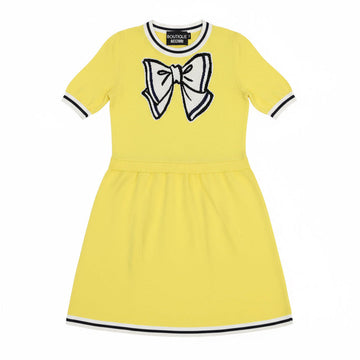 MOSCHINO DRESS featuring a large bow graphic available at Lestyle Boutique Melbourne