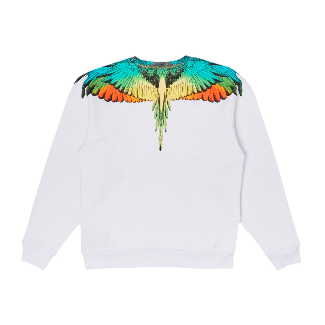 MARCELO BURLON COUNTY OF MILAN ICON WINGS SWEATSHIRT - WHITE/MULTICOLOUR | Lestyle Boutique Melbourne