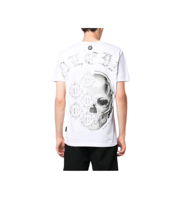 PHILIPP PLEIN T-SHIRT featuring graphic-print cotton available at Lestyle Boutique Melbourne