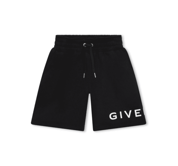 Givenchy Kids Shorts with logo print and drawstring waist, available at Lestyle Boutique Melbourne