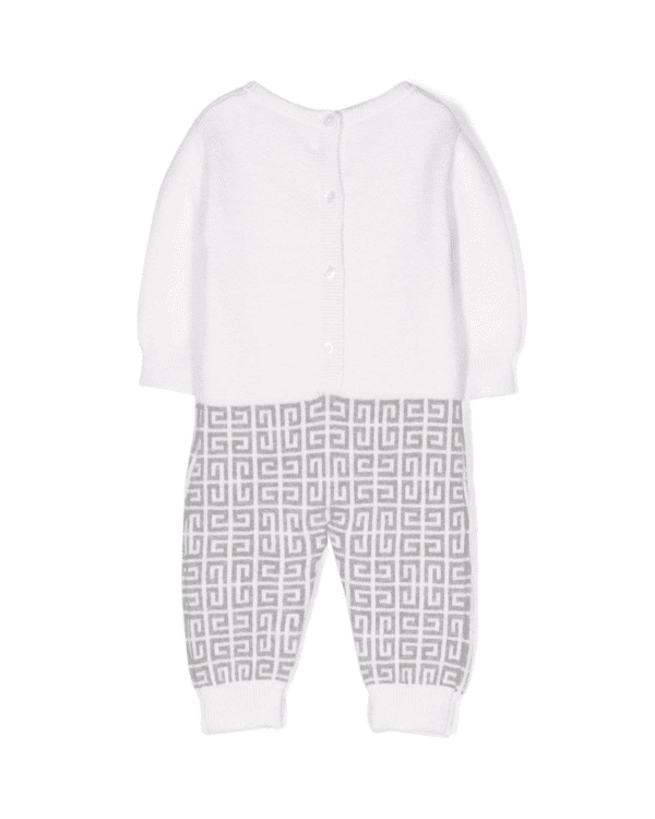 Givenchy Kids Romper with logo print, crafted from cotton blend for comfort, available at Lestyle Boutique Melbourne