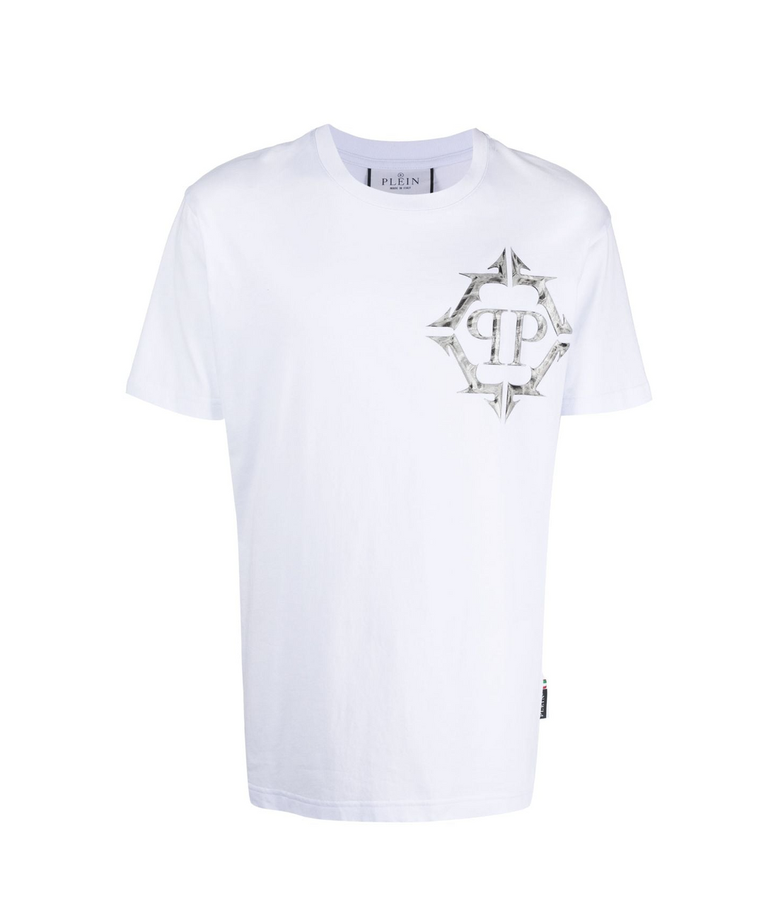 PHILIPP PLEIN T-SHIRT featuring graphic-print cotton available at Lestyle Boutique Melbourne