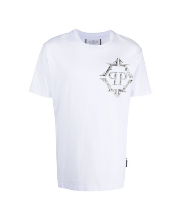PHILIPP PLEIN T-SHIRT featuring graphic-print cotton available at Lestyle Boutique Melbourne