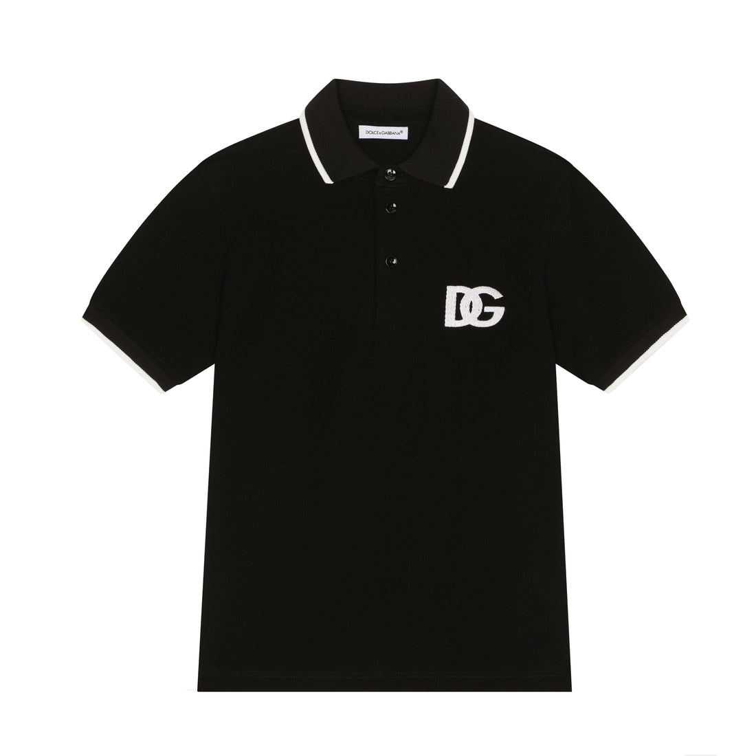 DOLCE & GABBANA POLO SHIRT featuring DG logo embroidery available at Lestyle Boutique Melbourne