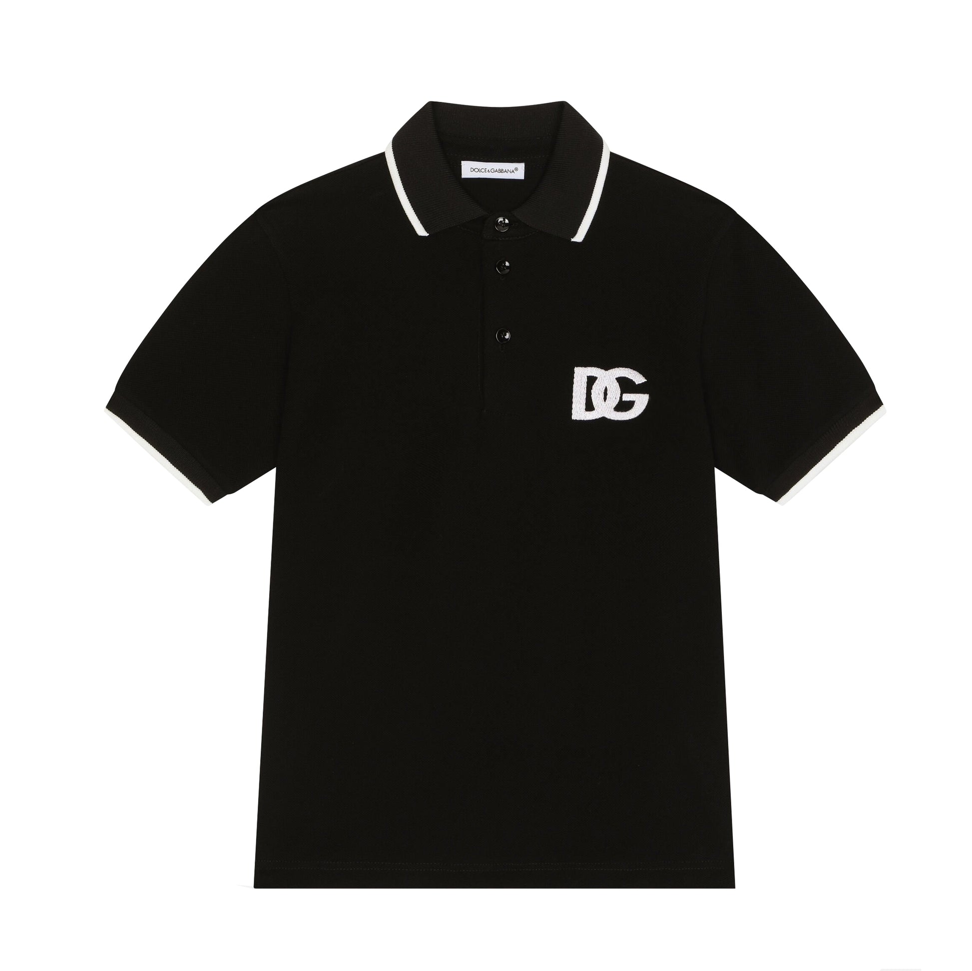DOLCE & GABBANA POLO SHIRT featuring DG logo embroidery available at Lestyle Boutique Melbourne