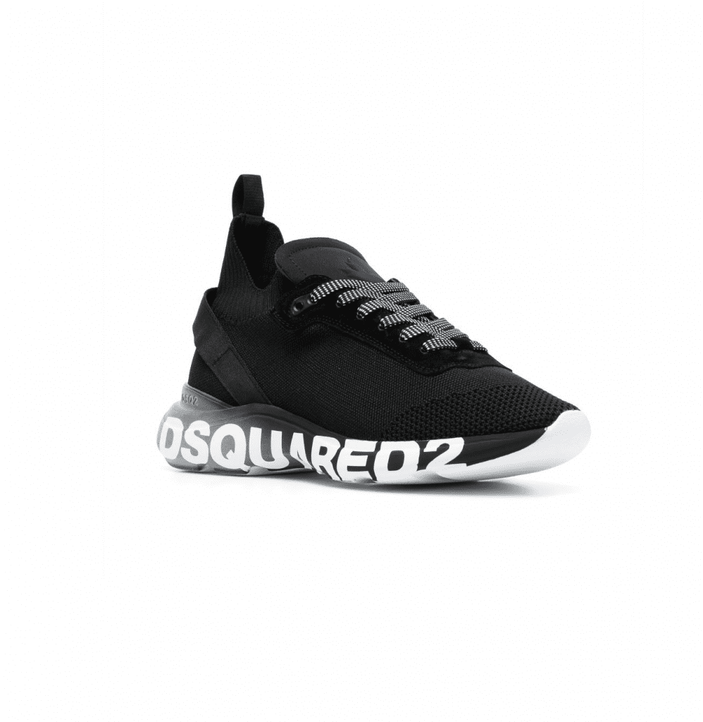 DSQUARED2 SNEAKERS featuring logo-print low-top design available at Lestyle Boutique Melbourne