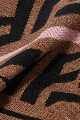FENDI FF LOGO BEANIE featuring Wool Knit available at Lestyle Boutique Melbourne