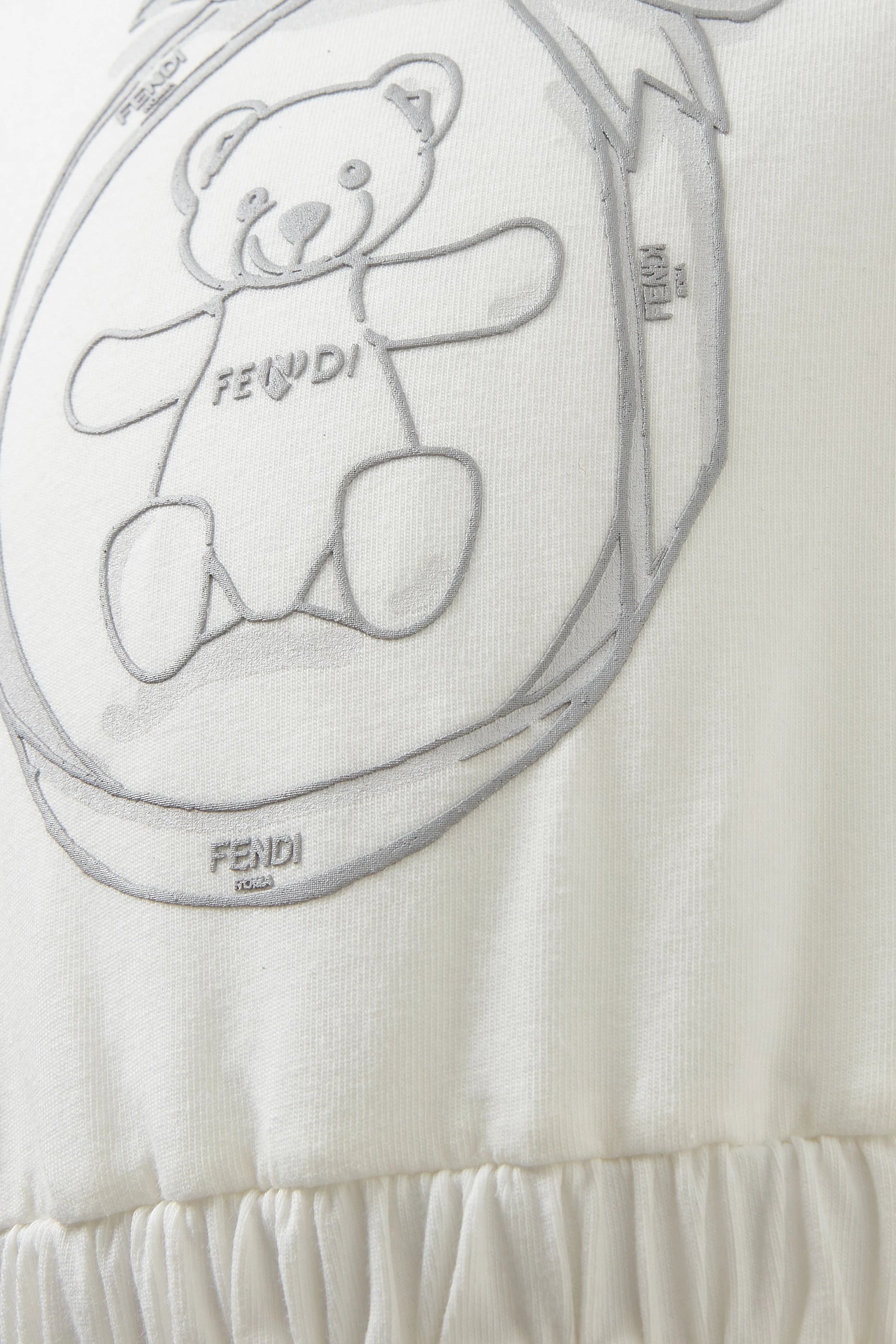 Fendi Kids Dress featuring teddy-print available at Lestyle Boutique Melbourne