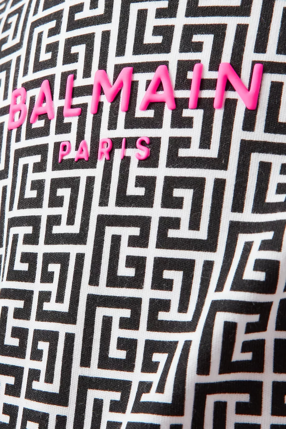 Balmain dress featuring logo print available at Lestyle Boutique Melbourne