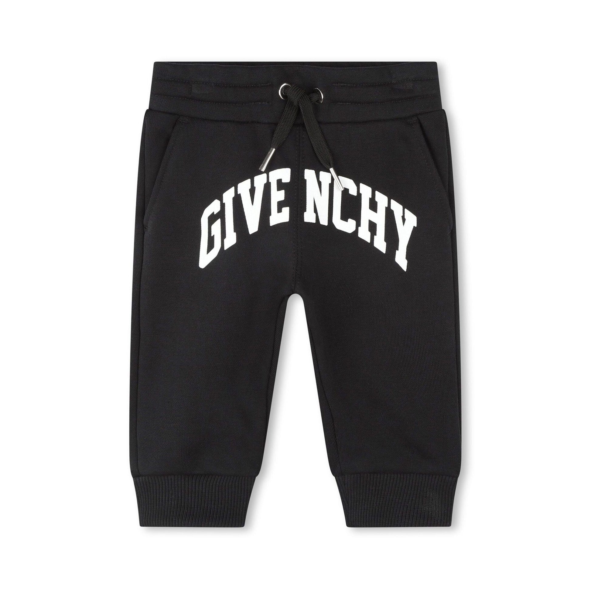 Givenchy Kids 4G-motif logo-print track pants in black, available at Lestyle Boutique Melbourne.