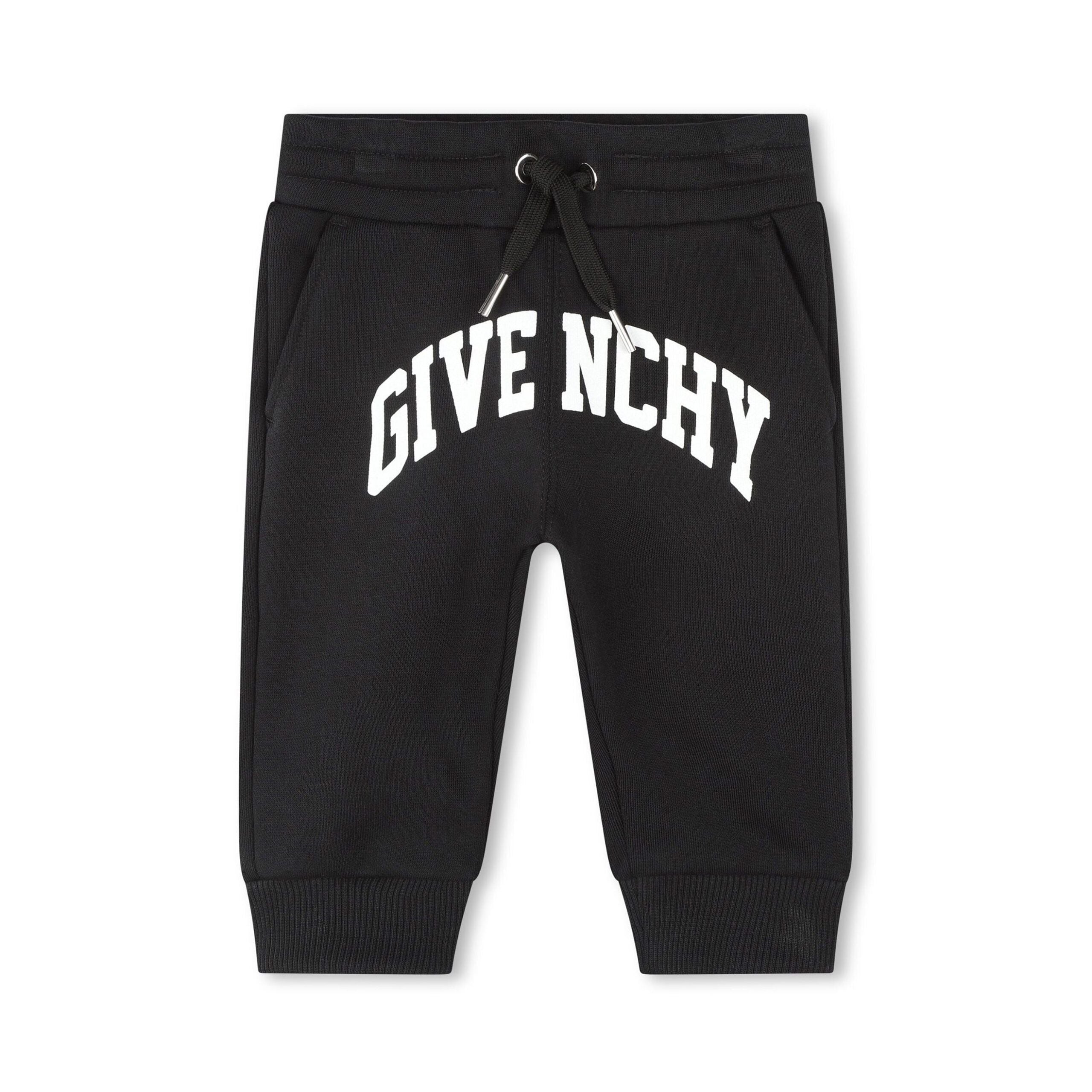 Givenchy Kids 4G-motif logo-print track pants in black, available at Lestyle Boutique Melbourne.