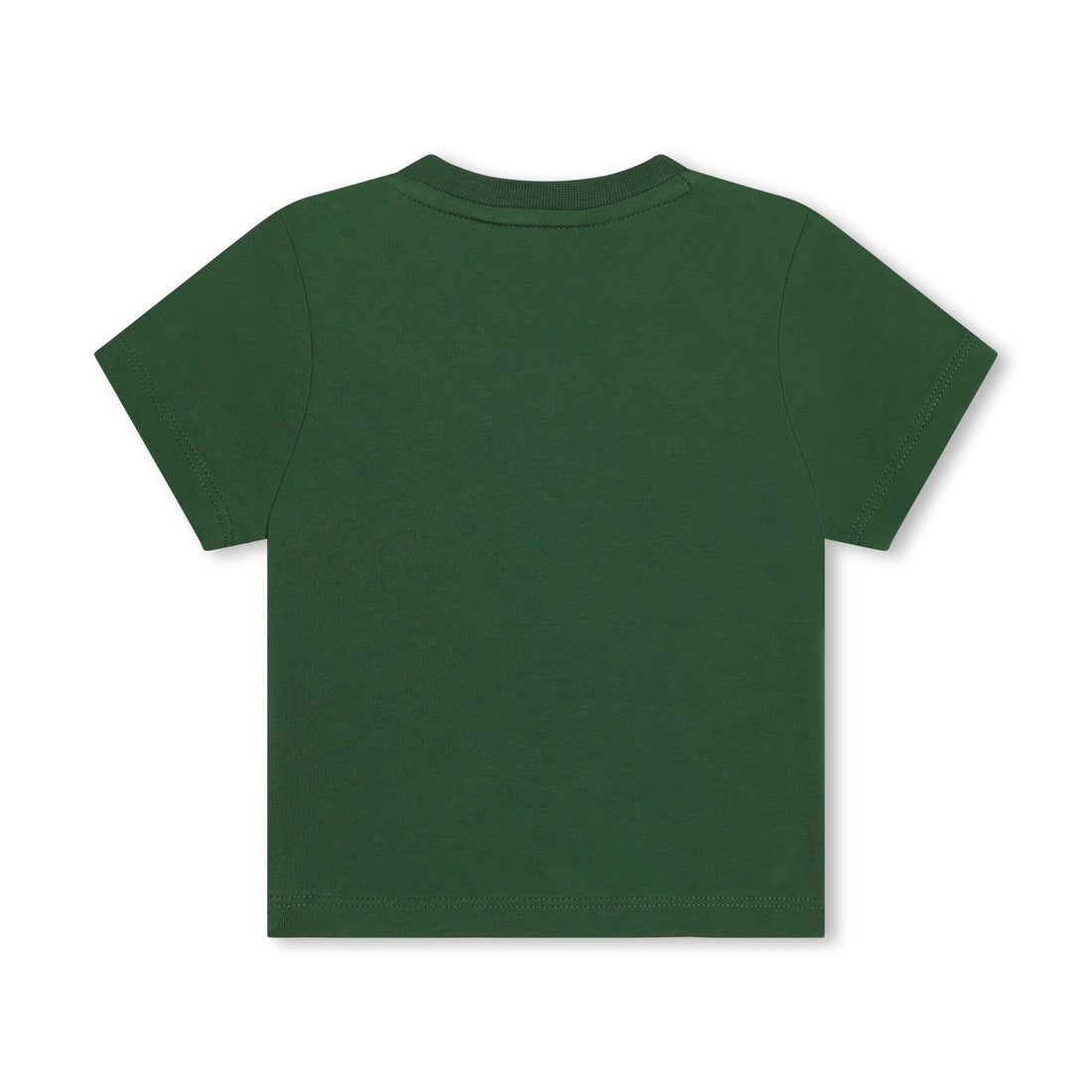 BOSS Kidswear khaki logo-print cotton T-shirt, available at Lestyle Boutique.