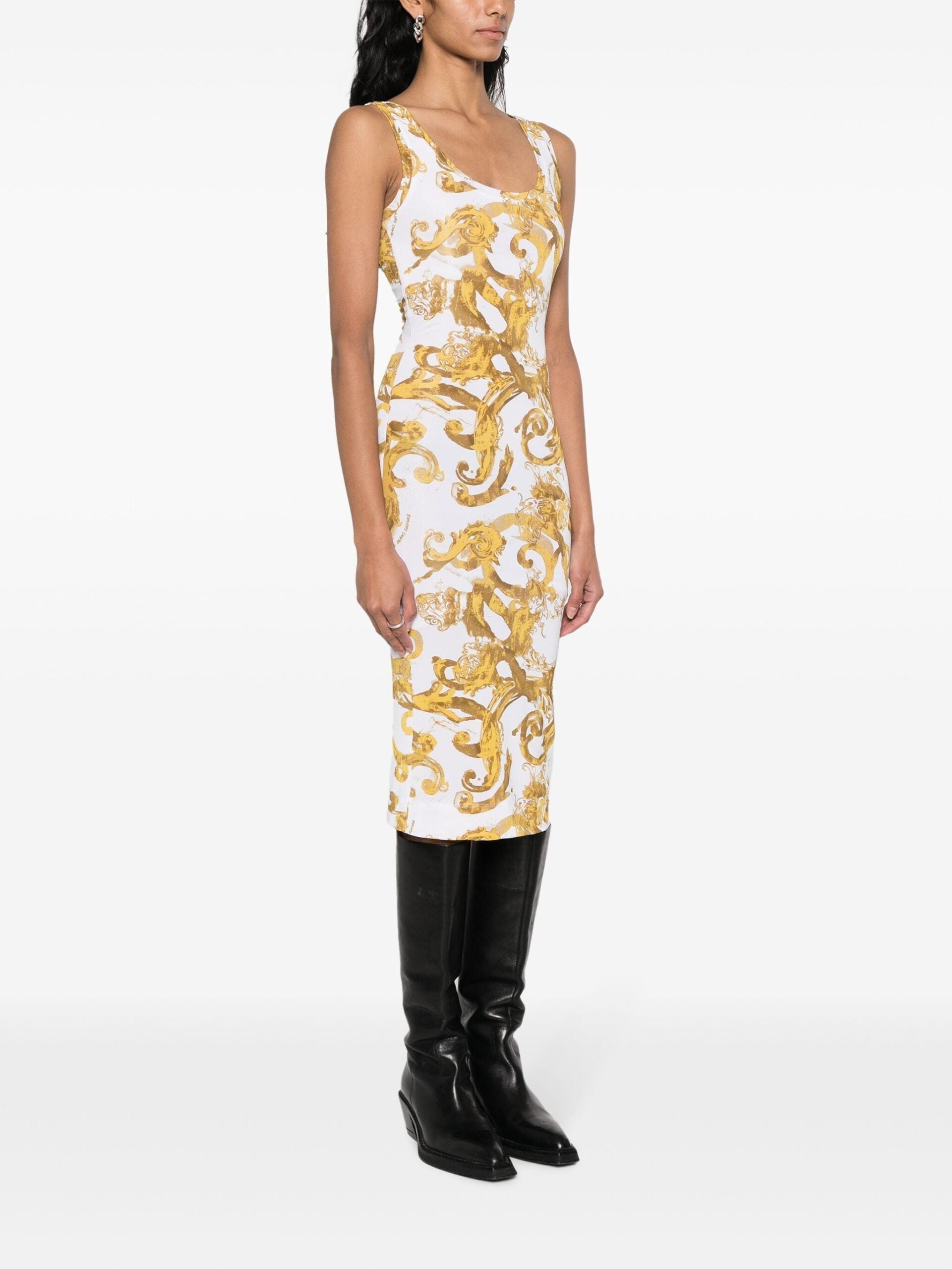 VERSACE JEANS COUTURE MIDI DRESS 