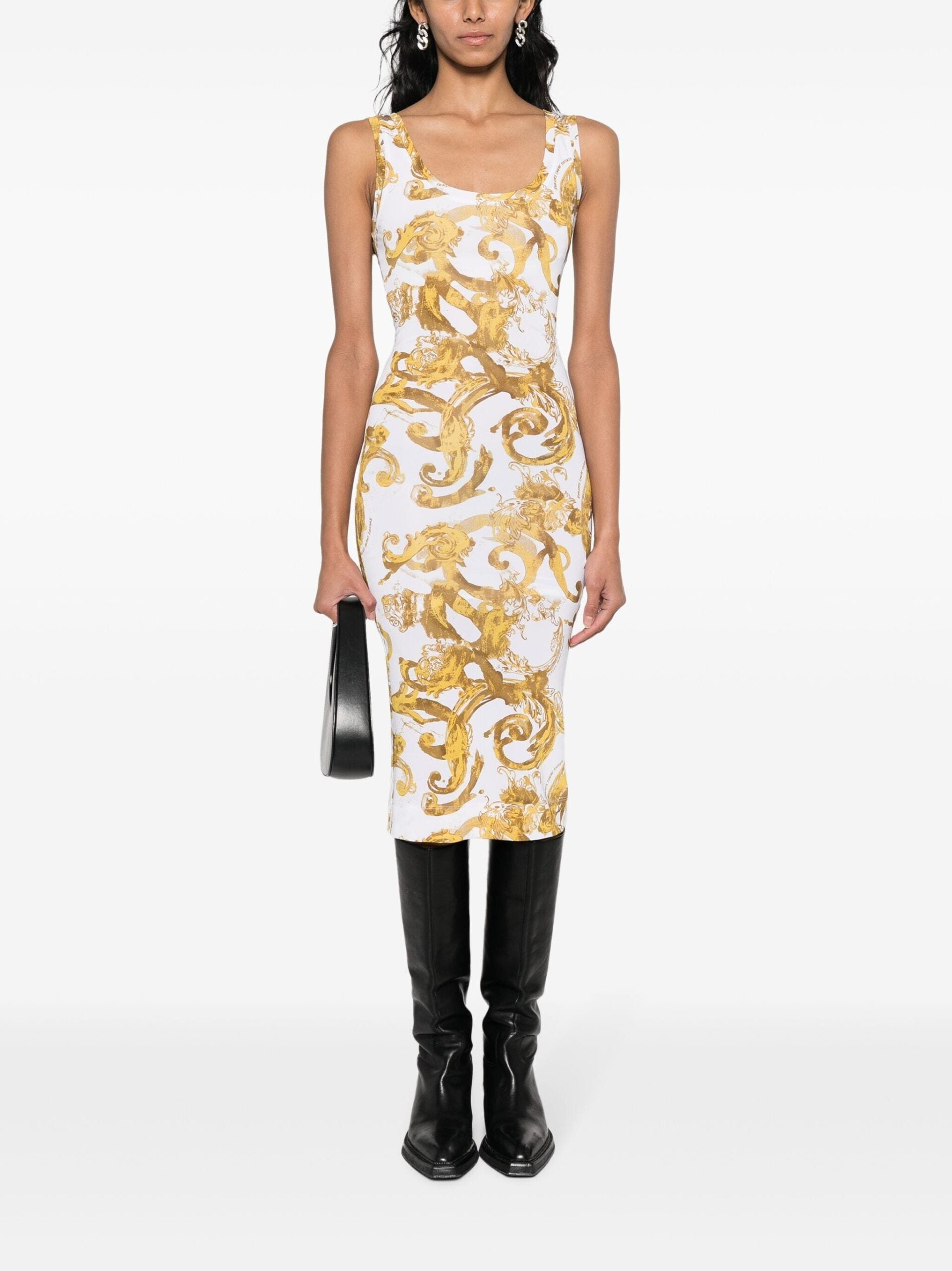 VERSACE JEANS COUTURE MIDI DRESS 